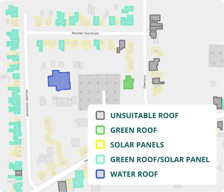 Sustainable Roofs Opportunity Map