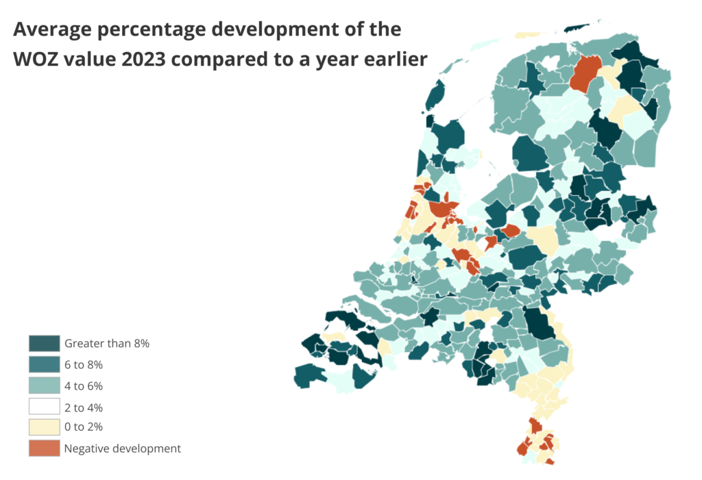 WOZ development map